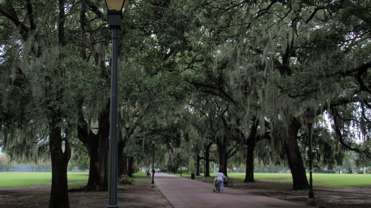 Forsyth Park in Savannah, Georgia.